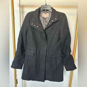 Black banana republic pea coat